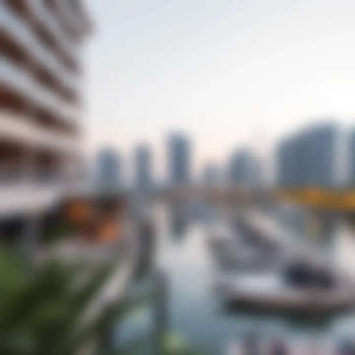 Contemporary Marina Apartment Architecture Modern architectural design of a marina apartment