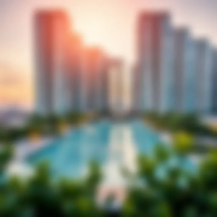 Investment Potential of Millennium Talia Residences Investment potential highlighted with financial graphs and market trends related to Millennium Talia Residences.