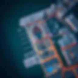 Stunning aerial view of Mina Rashed development showcasing its waterfront location