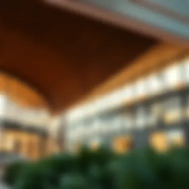 Architectural Design of Mina Rashed Architectural rendering of Mina Rashed highlighting innovative design features