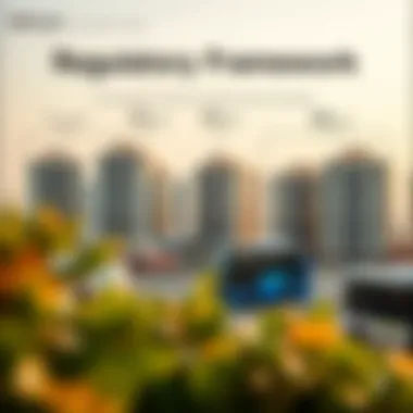 Regulatory Framework in Dubai's Real Estate with Mollak Infographic on the regulatory framework of Dubai's real estate