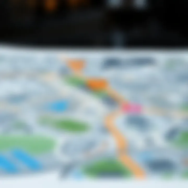 Infrastructure and Connectivity Map of Nad Al Sheba 1 Map indicating key infrastructure and connectivity around Nad Al Sheba 1