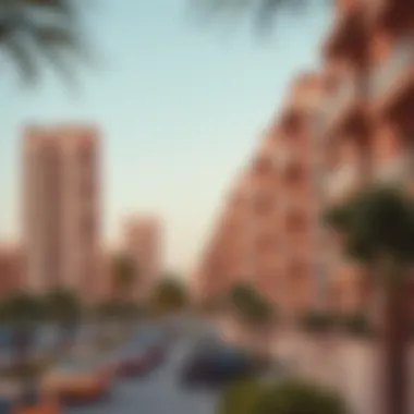 Affordable Apartment Neighborhoods in Dubai Scenic view of a Dubai neighborhood showcasing affordable apartments
