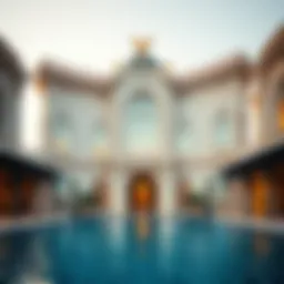 Stunning architectural view of Atlantis The Royal showcasing its grandeur