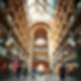 Architectural Marvels of Dubai Malls Stunning interior of a Dubai mall showcasing intricate architectural design.