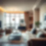 Contemporary Interior Design in Bur Dubai Modern one-bedroom apartment interior in Bur Dubai