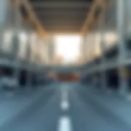 Modern parking infrastructure in Dubai