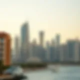 Luxurious skyline of Dubai showcasing modern architecture