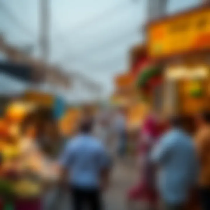 Cultural Significance of Qattara Al Ain's Market Scene A vibrant market scene reflecting the cultural significance of Qattara Al Ain.