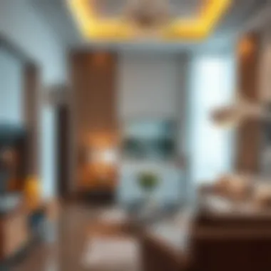 Luxurious Interior of a Managed Apartment Interior of a luxury apartment managed by Radiant Enterprises