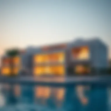 Modern Living at Raha Beach Luxurious beachfront properties demonstrating modern architecture