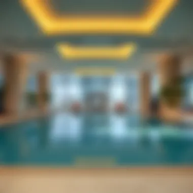 Luxurious Amenities at Rashidiya Towers Luxurious amenities including a swimming pool and fitness center at Rashidiya Towers