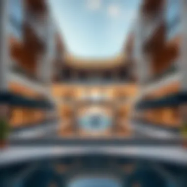 Architectural Marvel of Reve Azizi Stunning architectural view of Reve Azizi showcasing modern design