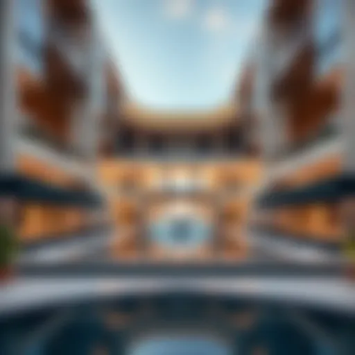 Architectural Marvel of Reve Azizi Stunning architectural view of Reve Azizi showcasing modern design