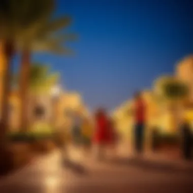 Vibrant Community Life at Roda Amwaj Vibrant community life at Roda Amwaj with families enjoying the outdoors