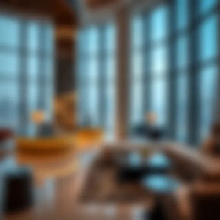 Interior view highlighting the modern amenities of Safa One Tower