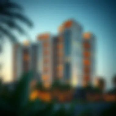 Residential Building in Savoy Park Modern residential building in Savoy Park emphasizing contemporary lifestyle