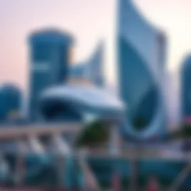 Futuristic Infrastructure of Silicon City Futuristic infrastructure in Silicon City Dubai.