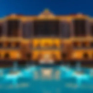 The Opulent Facade of SLS Dubai Hotel Luxury facade of SLS Dubai Hotel