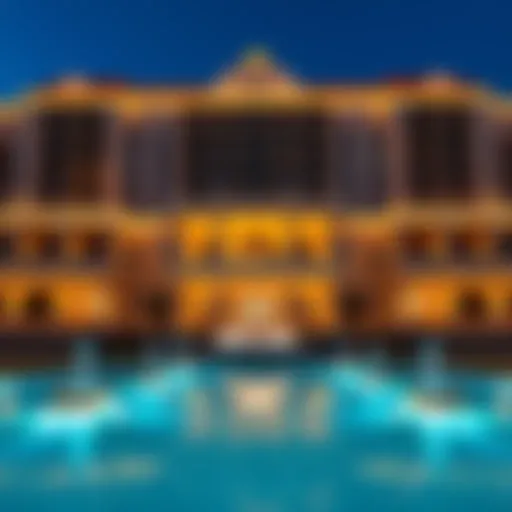 The Opulent Facade of SLS Dubai Hotel Luxury facade of SLS Dubai Hotel