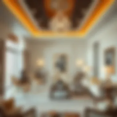 Elegant Interior Spaces Interior design showcasing elegance in a Dubai villa