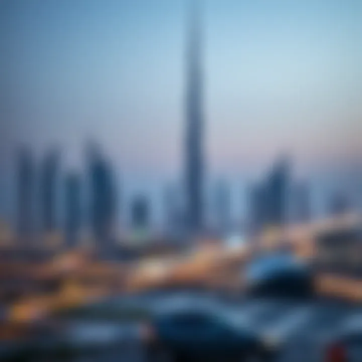 Innovative Real Estate Landscape Dubai skyline reflecting real estate innovation