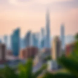 Stunning Dubai skyline showcasing real estate developments