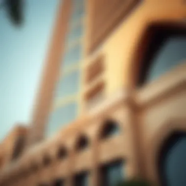 Architectural Facade of Tamani Tower Architectural details of Tamani Tower's facade