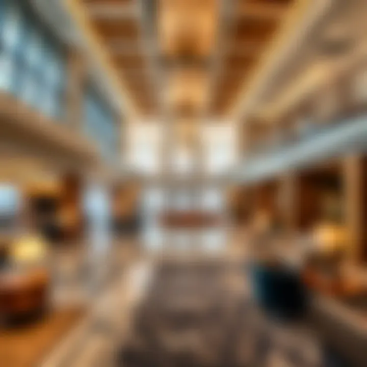 Luxury Amenities in Tamani Tower Luxurious amenities in Tamani Tower's lobby