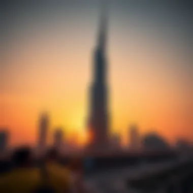 Tamani Tower at Sunset Stunning view of Tamani Tower at sunset