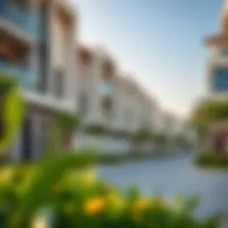 Luxury residential development showcasing modern architecture