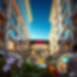 Stunning architectural view of The Pointe Mall