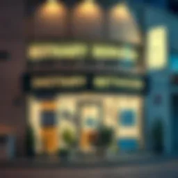 A notary office in Dubai at night showcasing 24-hour service