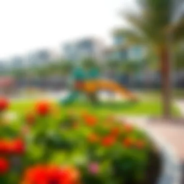 Family-Centric Amenities at The Valley Nara Family-friendly amenities in The Valley Nara, including parks and playgrounds