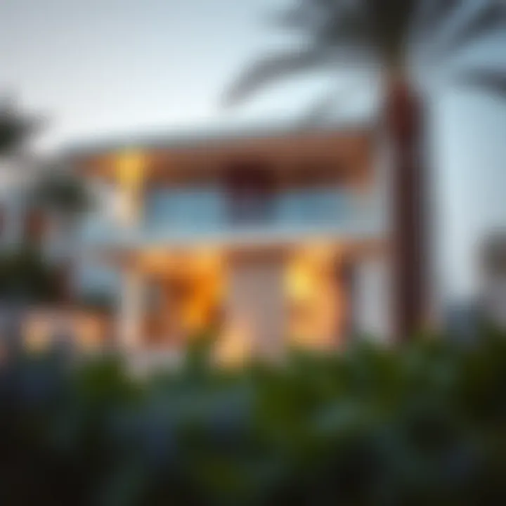 Contemporary Villa Design in The Valley Nara Modern architectural design of a villa at The Valley Nara