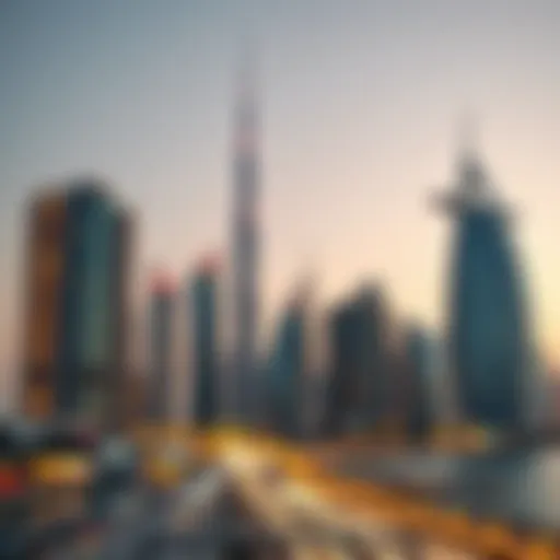 The iconic skyline of Dubai featuring modern architecture