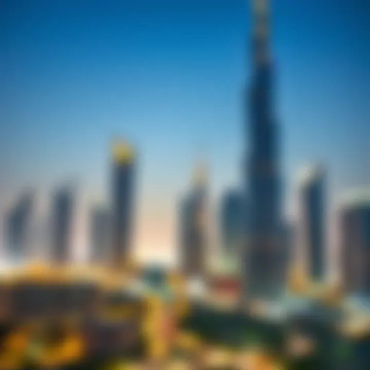 Dubai Skyline: A Reflection of Tenancy Trends An overview of Dubai's skyline representing real estate dynamics