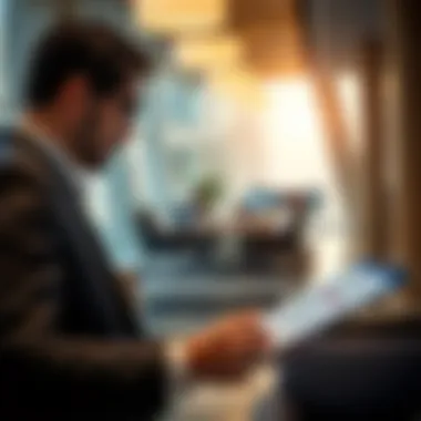 Exploring Business Opportunities in UAE An investor reviewing business opportunities in the UAE