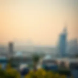 Scenic view of UAE skyline representing residence options