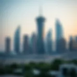 Dubai skyline showcasing modern architecture