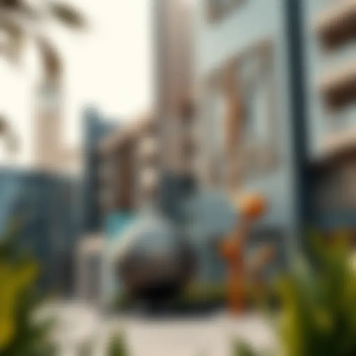 Artistic Expressions in the Heart of Dubai Art installations and sculptures in Dubai's Design District