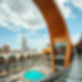 Panoramic view of Dubai's Design District showcasing modern architectural designs