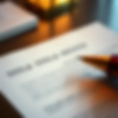 Key Features of a Title Deed Close-up of a Dubai title deed document highlighting key features