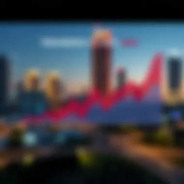 Property Valuation Trends in Dubai Graphical representation of property valuation trends in Dubai real estate