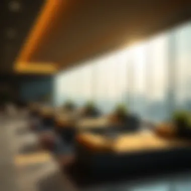 Luxurious Amenities Enhancing Urban Lifestyle Luxurious amenities within the Uniestate Sports Tower highlighting lifestyle features