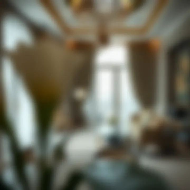 Luxurious Interior of Villa Yasmine Interior design elements that highlight luxury in Villa Yasmine