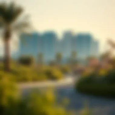 Environmental landscape surrounding The World project