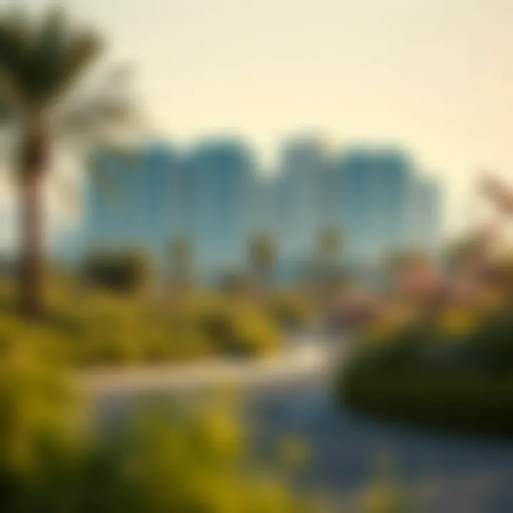 Environmental landscape surrounding The World project