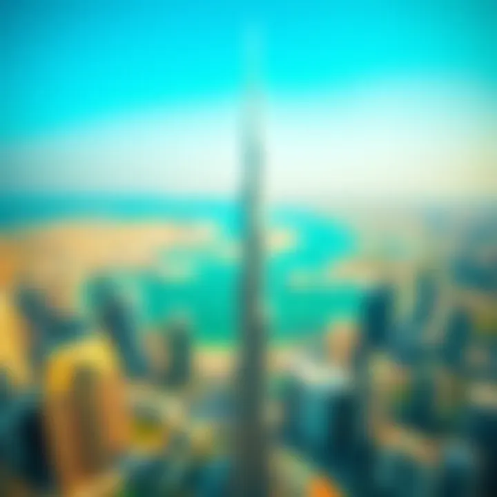 Panoramic View from Zenith Tower A1 Panoramic view from Zenith Tower A1 showcasing the vibrant city of Dubai.