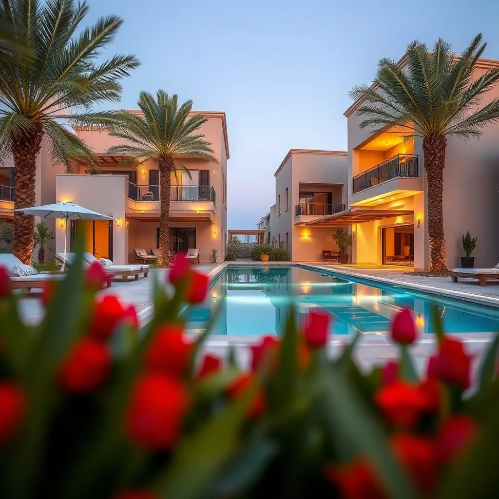View of Daily Rentals of Villas with Private Pools in Ras Al Khaimah